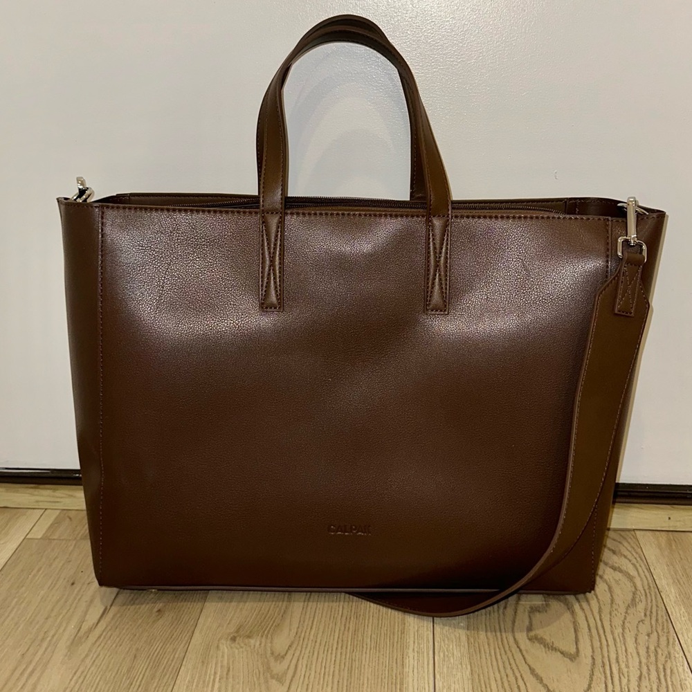 CALPAK Haven Laptop Tote Bag with Shoulder Strap